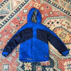 Lands End Kids snow bib and jacket.